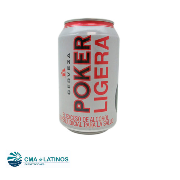 Cerveza Poker Ligera Lata 330ml