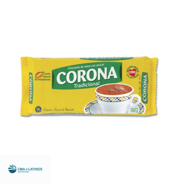 Chocolate Corona 500gr y 600gr