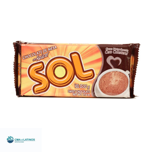 Chocolate Sol 500gr caja 50